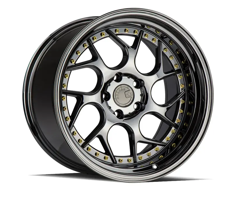 Aodhan Ds01 18X10.5 5X114.3 Et15 Twisted Spoke Black Vacuum Wheel 1
