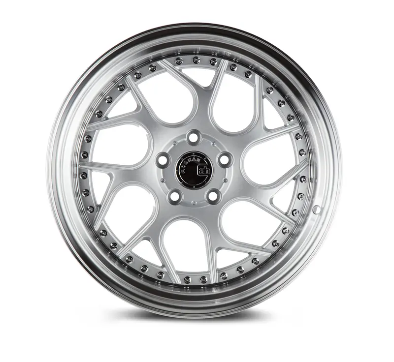 Aodhan Ds01 18X10.5 5X114.3 Et15 Twisted Spoke Silver Deep Dish Wheel 2