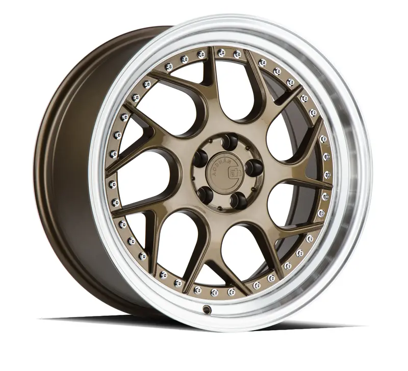 Aodhan Ds01 18X8.5 5X114.3 Et35 Twisted Spoke Bronze Deep Dish Wheel 1