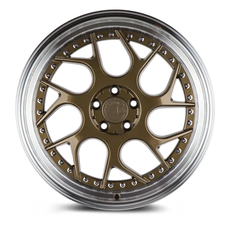 Aodhan Ds01 18X8.5 5X114.3 Et35 Twisted Spoke Bronze Deep Dish Wheel 2
