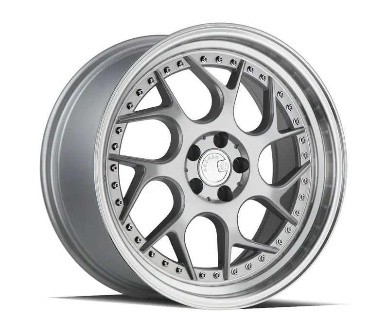 Aodhan Ds01 18X8.5 5X114.3 Et35 Twisted Spoke Silver Deep Dish Wheel 1