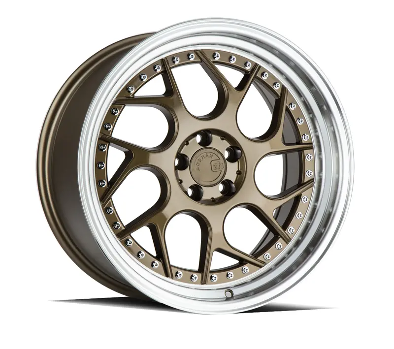 Aodhan Ds01 18X9.5 5X114.3 Et30 Twisted Spoke Bronze Deep Dish Wheel 1