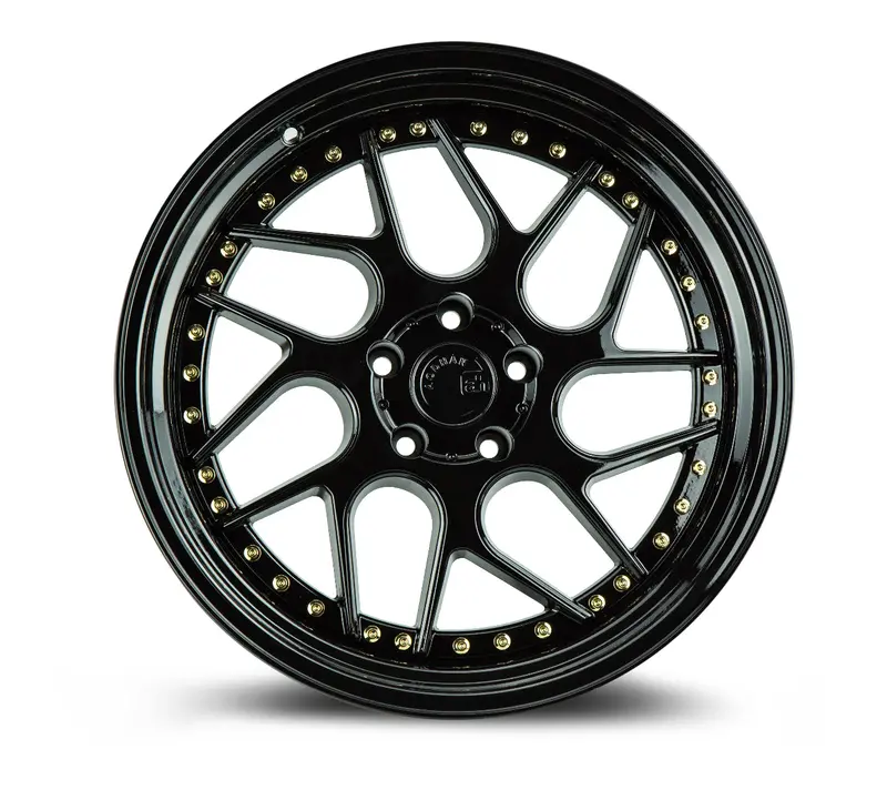 Aodhan Ds01 18X9.5 5X120 Et25 Twisted Spoke Black Deep Dish Wheel 2