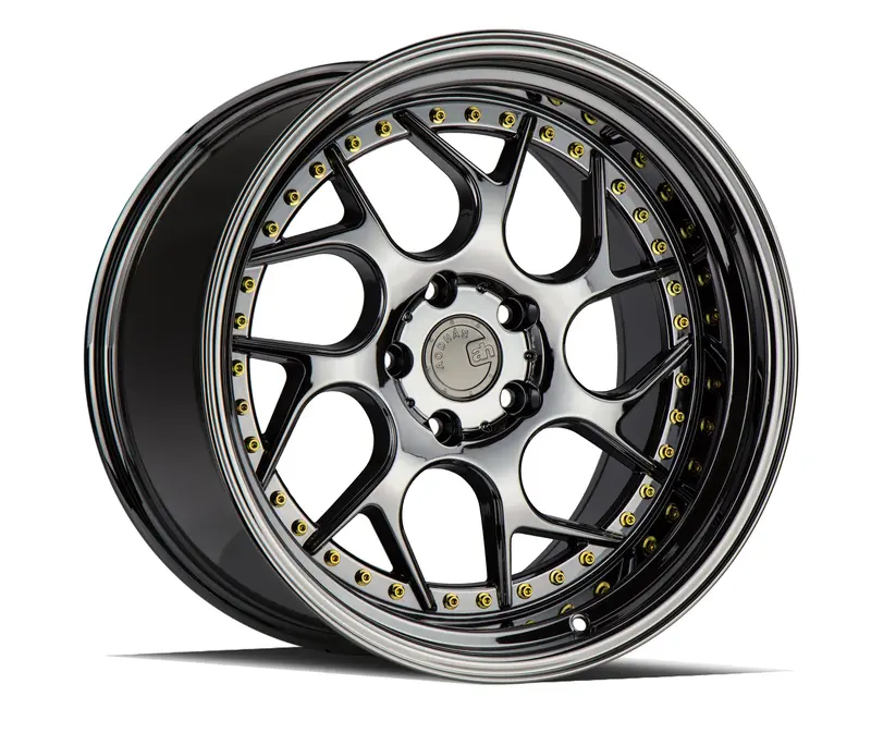 Aodhan Ds01 19X10.5 5X114.3 Et22 Twisted Spoke Black Vacuum Wheel 1