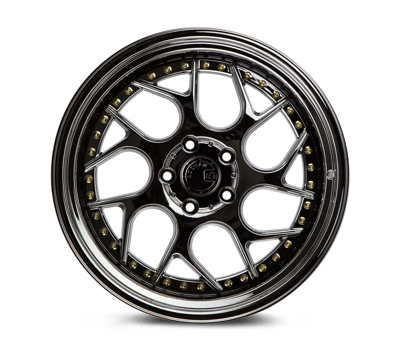 Aodhan Ds01 19X10.5 5X114.3 Et22 Twisted Spoke Black Vacuum Wheel 2