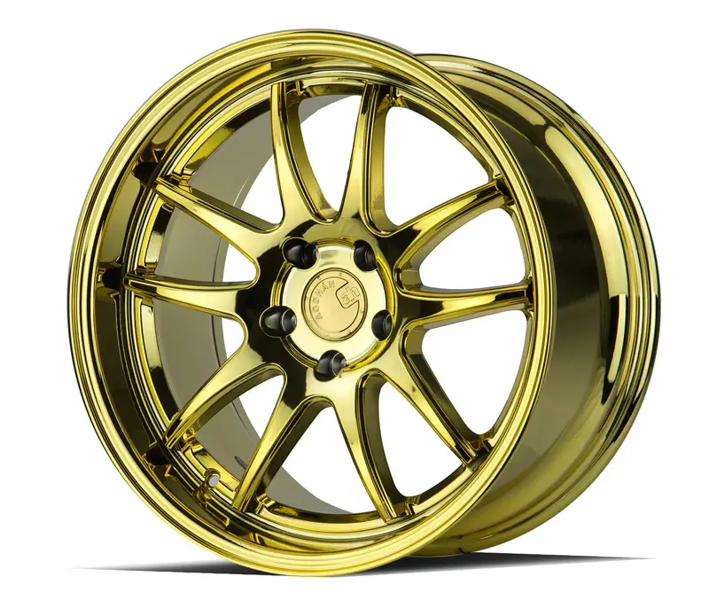 Aodhan Ds02 18X10.5 5X114.3 Et15 Gold 5-Spoke Concave Wheel 2