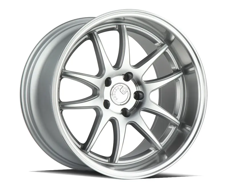 Aodhan Ds02 18X10.5 5X114.3 Et15 Silver 5-Spoke Machined Lip Wheel 1