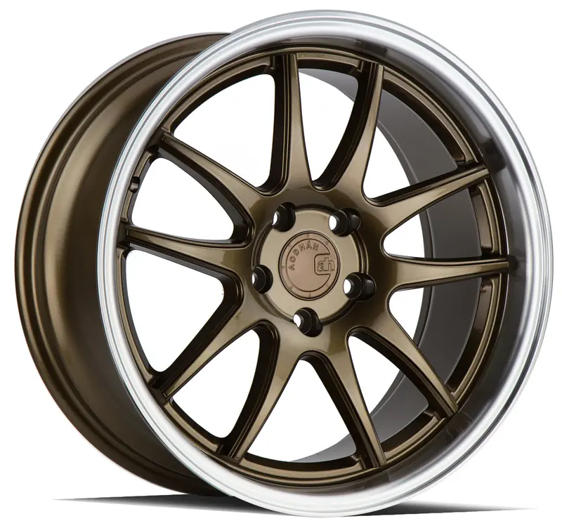 Aodhan Ds02 18X8.5 5X100 Et35 Bronze 5-Spoke Machined Lip Wheel 1