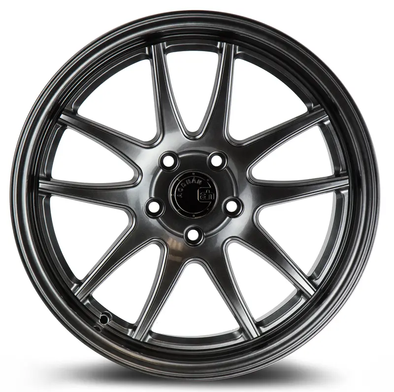 Aodhan Ds02 18X8.5 5X100 Et35 Hyper Black 5-Spoke Concave Wheel 2