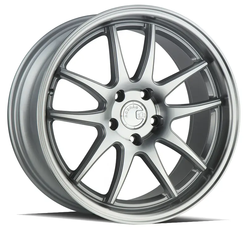 Aodhan Ds02 18X8.5 5X114.3 Et35 Silver 5-Spoke Machined Lip Wheel 1