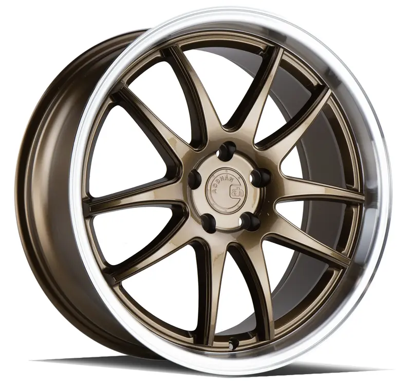 Aodhan Ds02 19X8.5 5X114.3 Et35 Bronze 5-Spoke Machined Lip Wheel 1