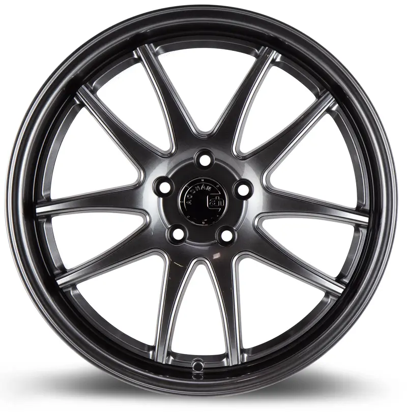 Aodhan Ds02 19X8.5 5X114.3 Et35 Hyper Black 5-Spoke Concave Wheel 2