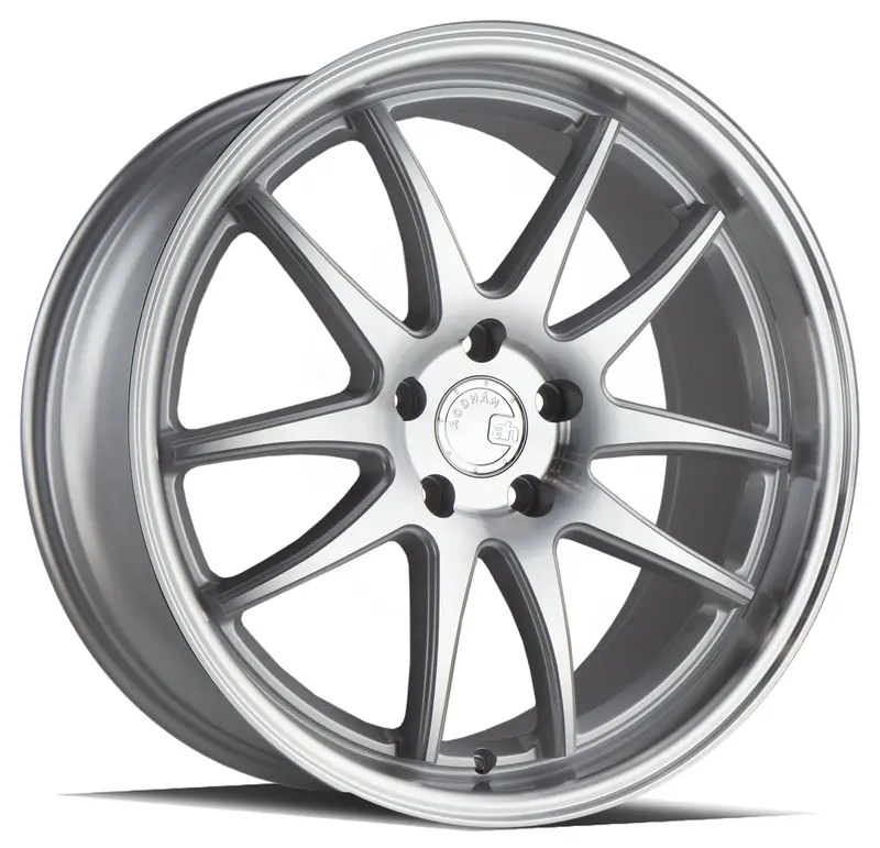 Aodhan Ds02 19X8.5 5X114.3 Et35 Silver 5-Spoke Machined Lip Wheel 1