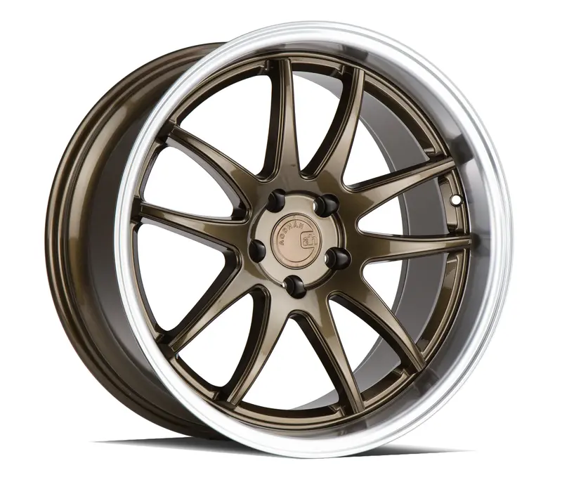 Aodhan Ds02 19X9.5 5X114.3 Et15 Bronze 5-Spoke Machined Lip Wheel 1