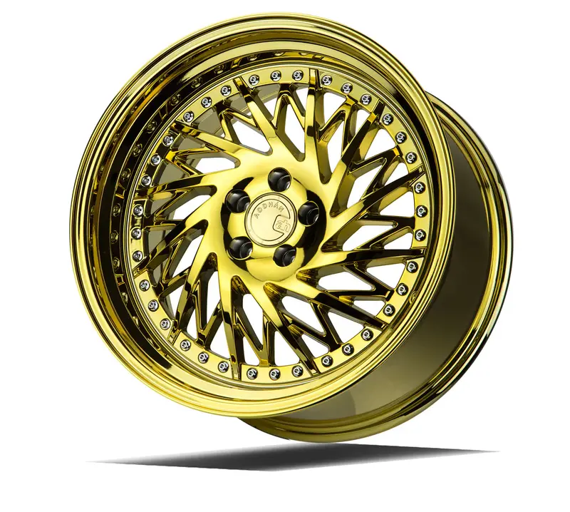 Aodhan Ds03 18X10.5 5X114.3 Et15 Gold Directional Lip Wheel Ds 2