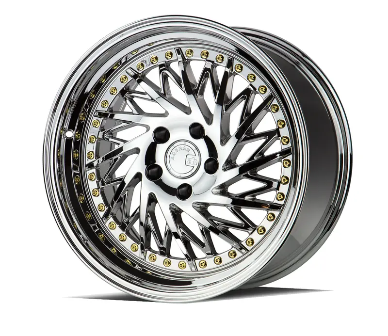 Aodhan Ds03 18X9.5 5X100 Et35 Chrome Directional Lip Wheel Ps 1