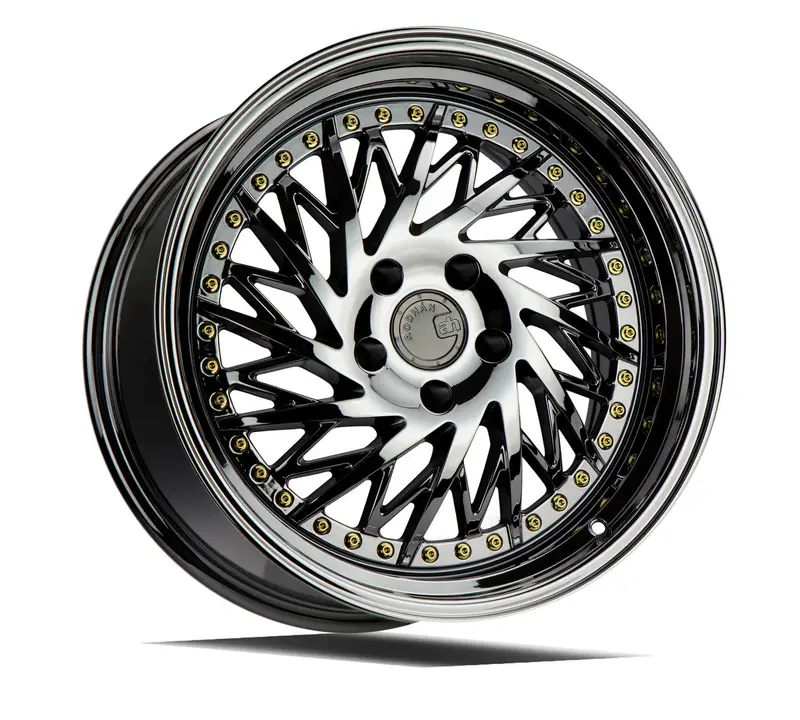 Aodhan Ds03 18X9.5 5X114.3 Et15 Black Vacuum Directional Lip Wheel Ds 2