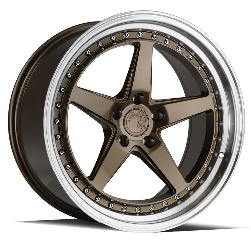 Aodhan Ds05 18X9.5 5X100 Et35 Bronze Deep Dish Wheel 1