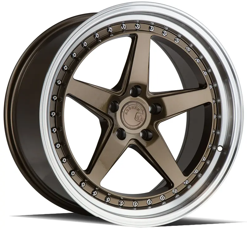 Aodhan Ds05 19X9.5 5X114.3 Et15 Bronze Deep Dish Wheel 1