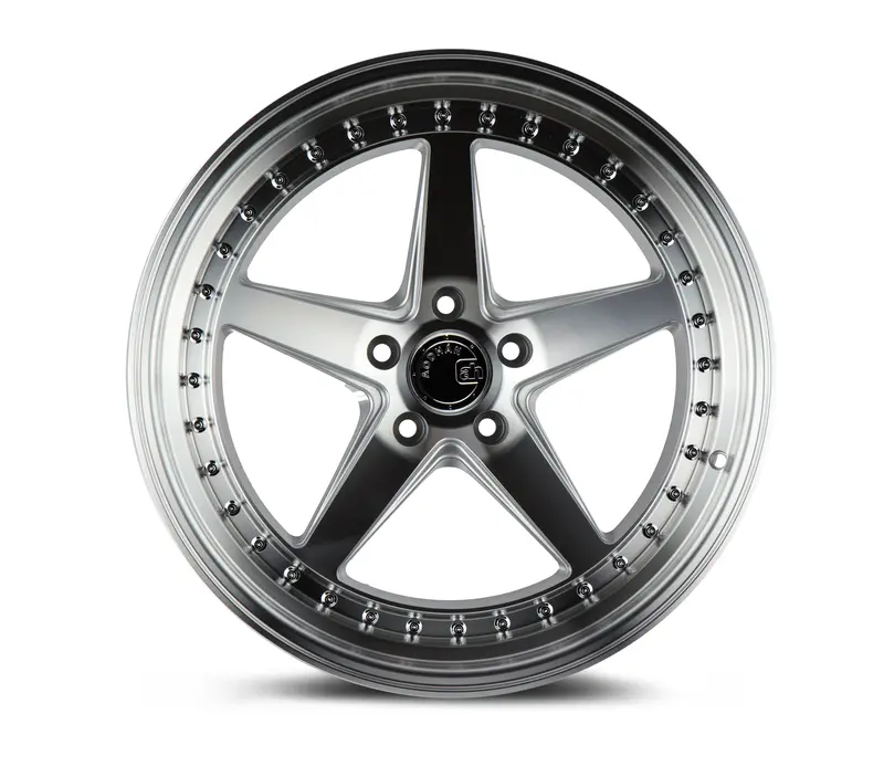 Aodhan Ds05 19X9.5 5X114.3 Et15 Machined Silver Deep Dish Wheel 2