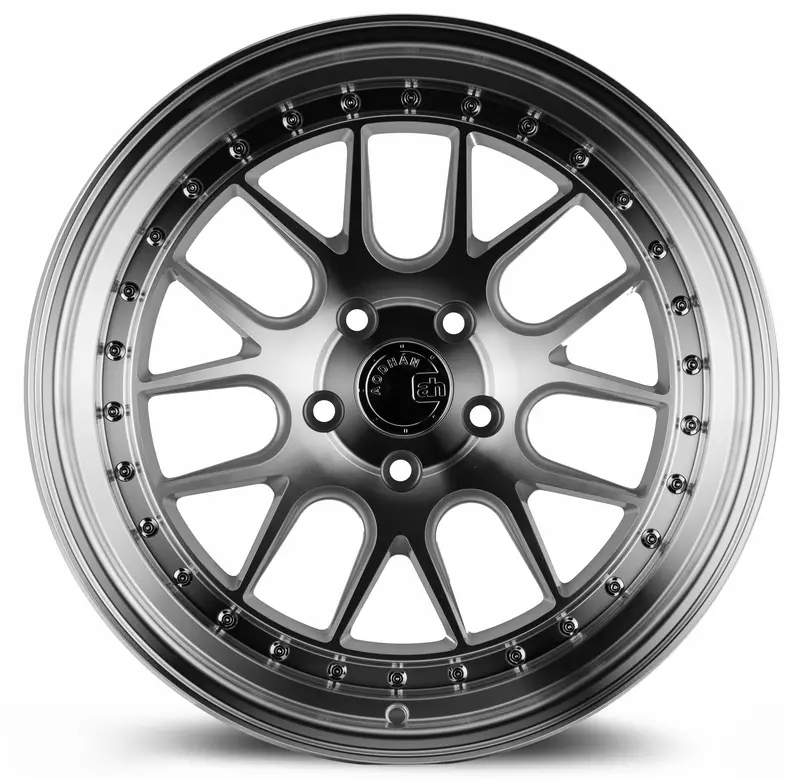 Aodhan Ds06 18X9.5 5X114.3 Et15 Machined Silver Deep Dish Wheel 2