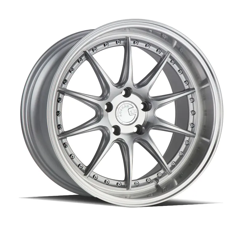 Aodhan Ds07 18X10.5 5X114.3 Et22 Machined Silver Deep Dish Wheel 1