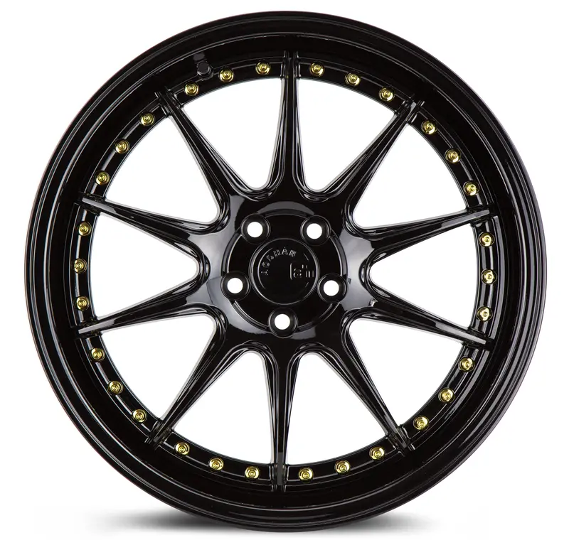 Aodhan Ds07 18X8.5 5X114.3 Et35 Gloss Black Deep Dish Wheel 2