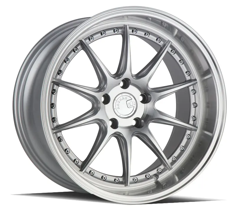 Aodhan Ds07 19X11 5X114.3 Et15 Machined Silver Deep Dish Wheel 1
