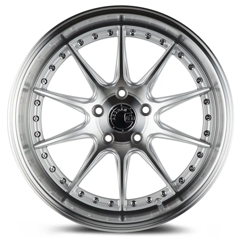 Aodhan Ds07 19X9.5 5X114.3 Et15 Machined Silver Deep Dish Wheel 2