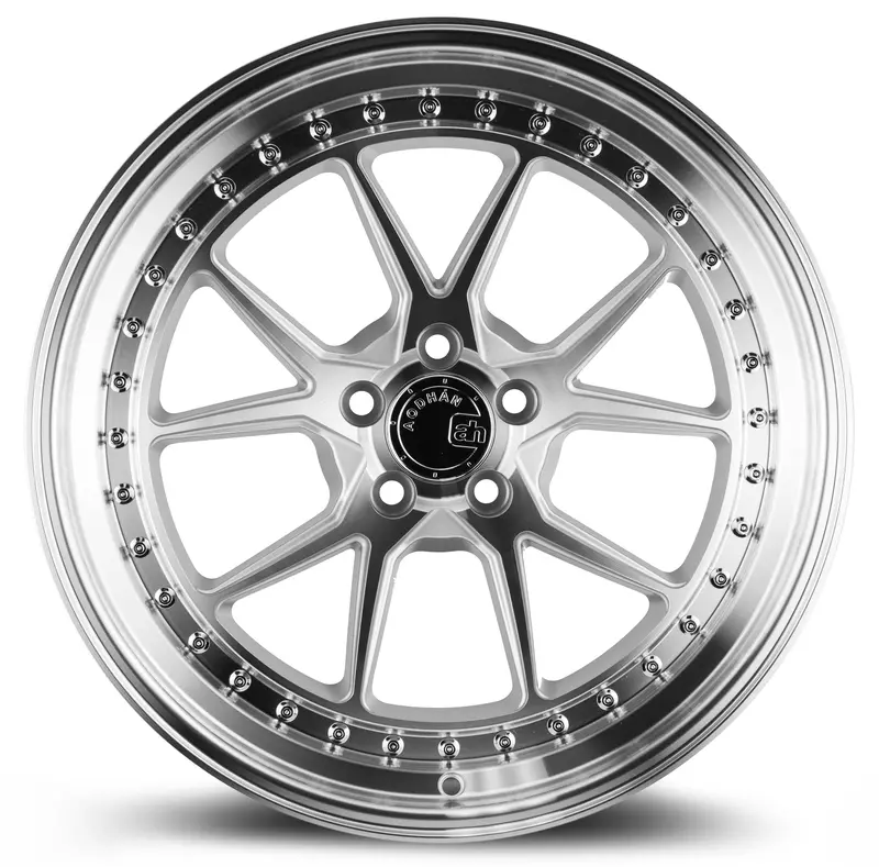 Aodhan Ds08 18X8.5 5X100 Et35 Silver Deep Dish Wheel 2