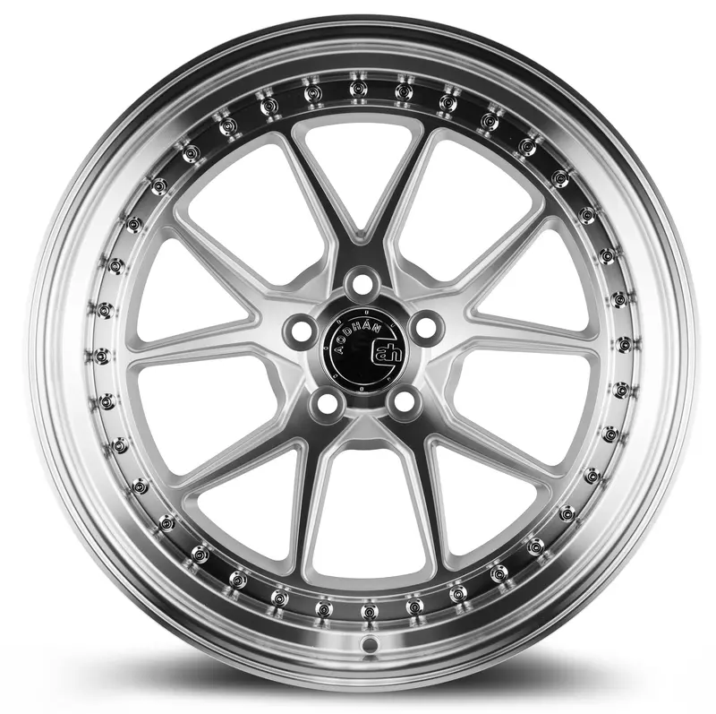 Aodhan Ds08 18X9.5 5X114.3 Et22 Silver Deep Dish Wheel 2