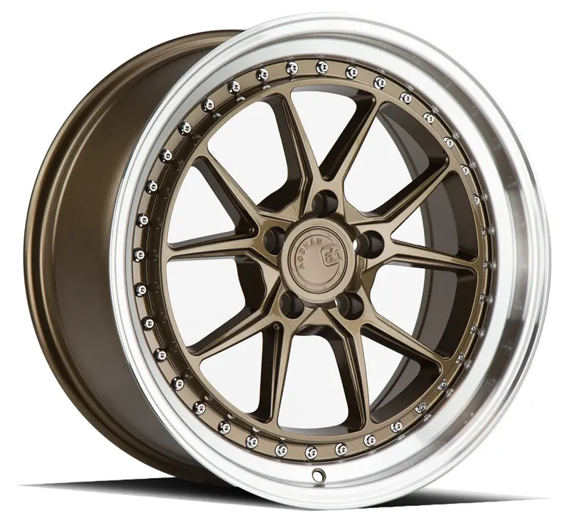 Aodhan Ds08 18X9.5 5X120 Et35 Bronze Machined Lip Wheel 1