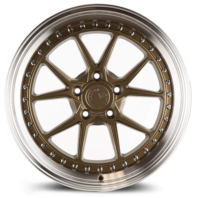 Aodhan Ds08 18X9.5 5X120 Et35 Bronze Machined Lip Wheel 2