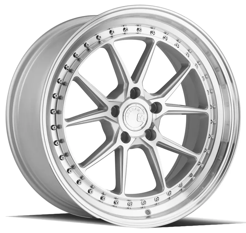Aodhan Ds08 19X8.5 5X114.3 Et35 Silver Deep Dish Wheel 1