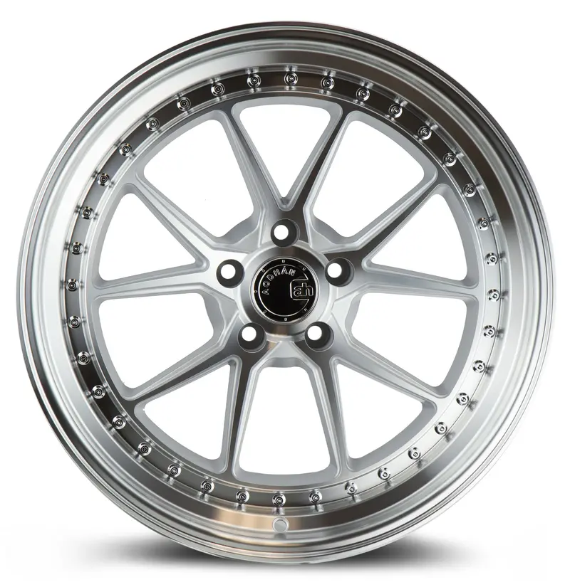 Aodhan Ds08 19X9.5 5X114.3 Et30 Silver Deep Dish Wheel 2