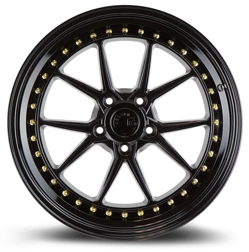 Aodhan Ds08 19X9.5 5X120 Et35 Gloss Black Deep Dish Wheel 2