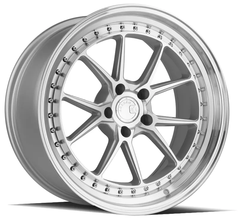 Aodhan Ds08 19X9.5 5X120 Et35 Silver Deep Dish Wheel 1