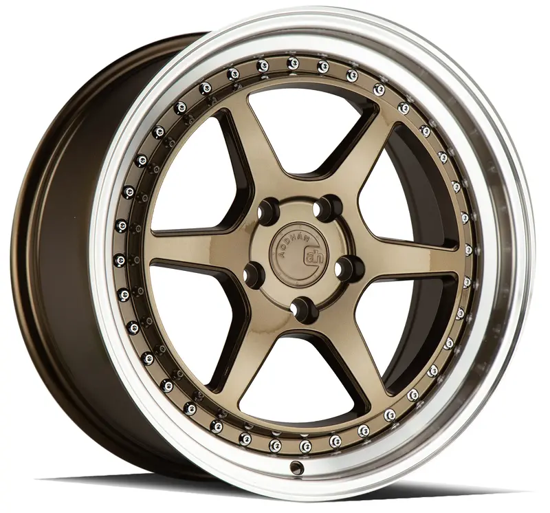 Aodhan Ds09 18X8.5 5X100 Et35 Bronze Machined Lip Wheel 1