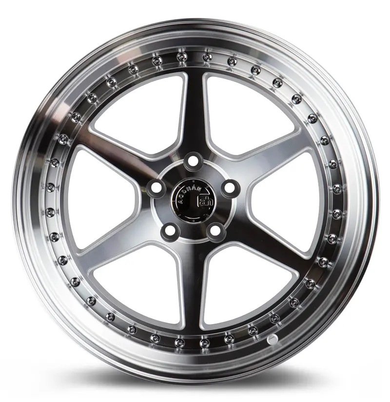 Aodhan Ds09 18X9.5 5X100 Et35 Machined Silver Wheel 2