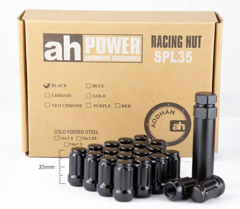 Aodhan Spl35 Spline Lug Nuts 12X1.5Mm Or 12X1.25Mm Conical Seat 1