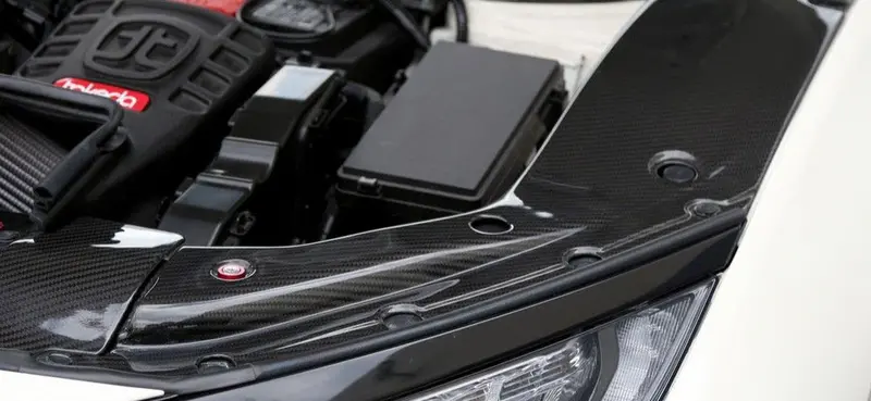 Apr Performance Carbon Kühlerabdeckung Passend Für Honda Civic Type-R Fk8 2
