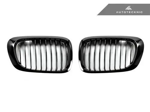 Autotecknic Glazing Black Kühlergrill Passend Für Bmw 3Er E46 Coupe Vorfacelift 1