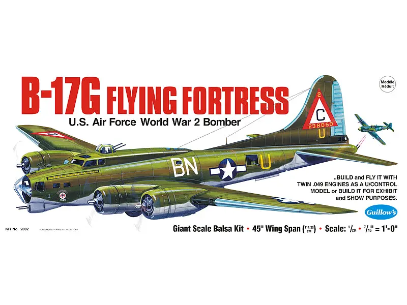 B-17G Flying Fortress 45" Wing Span 1