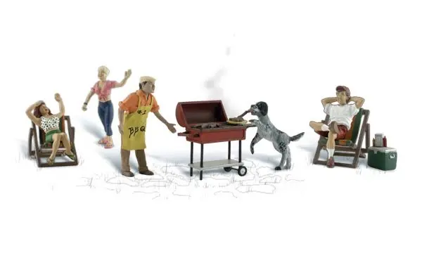 Backyard Barbeque Ho Scale 1