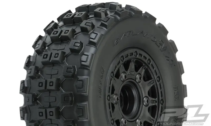 Badlands Mx Sc 2.2"/3.0" M2 (Medium) All Terrain Tires Mounted 1