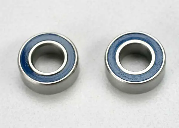 Ball Bearings, Blue Rubber Sealed 5X10x4mm (2) 1