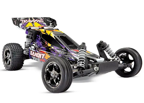 Bandit Vxl: 1/10 Scale Off-Road Buggy. Ready-To-Race® With Tqi Traxxas Link™ Enabled 2.4Ghz Radio System, Velineon Vxl-3S Brushless Esc (Fwd/Rev), And Traxxas Stability Management (Tsm)®. 1