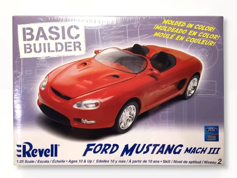 Basic Builder Ford Mustang Mach Iii- 1/25 Scale 1