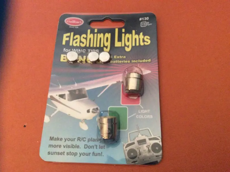 Batteries Flashing Wing Tip Lights 1