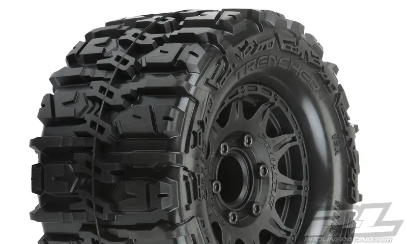 Belted Trencher Tires 2.8" Mounted. 1